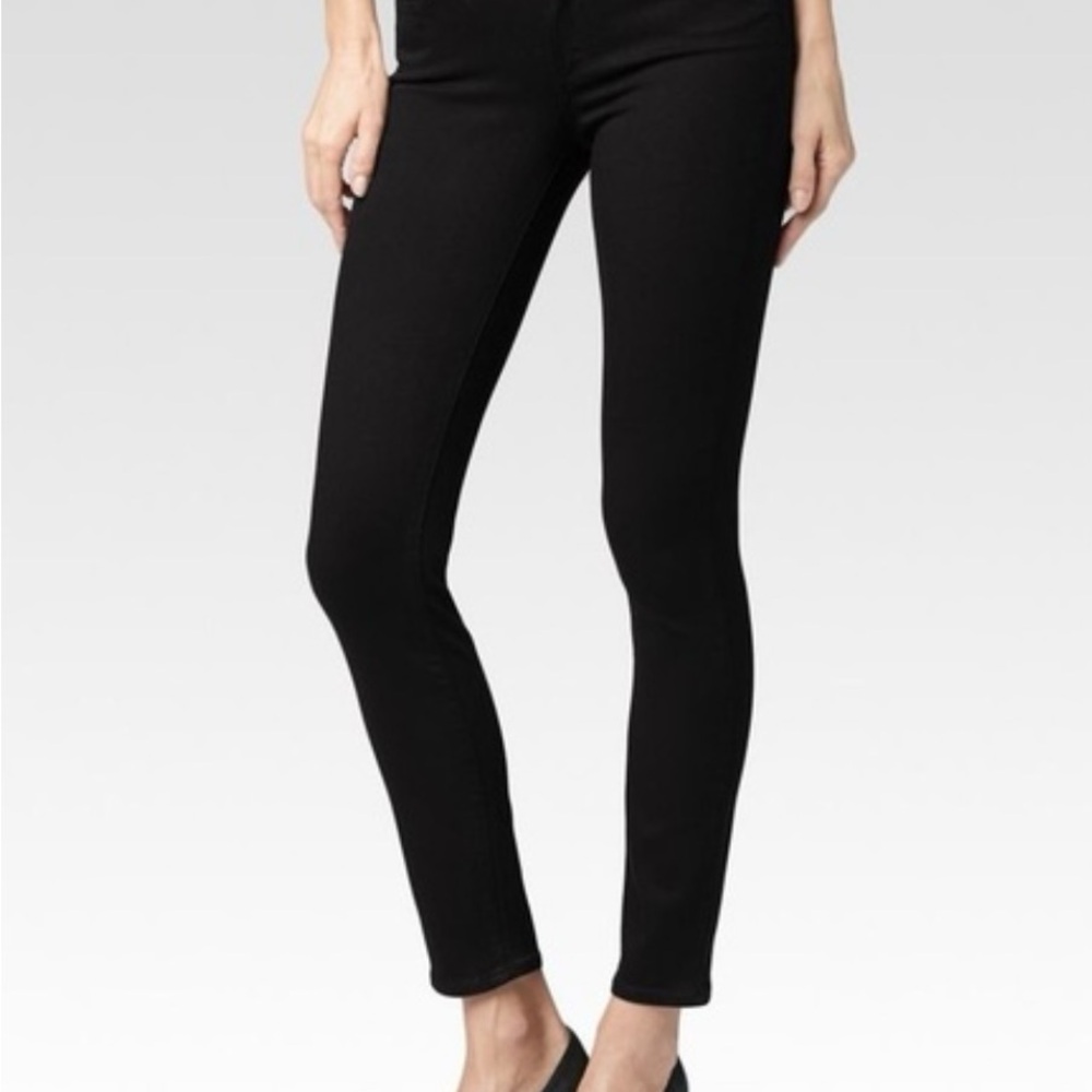 Paige Verdugo Ultra Skinny Black Fog Black Jeans